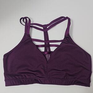 Victoria's Secret Size M Purple Strappy Sports Bra